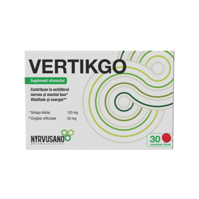 Vertikgo, 30 comprimate, Nyrvusano -