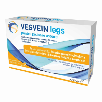 Vesvein Legs, 60 comprimate, Alfasigma -