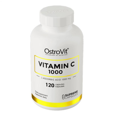 Vitamina C, 1000 mg, 120 capsule, OstroVit -