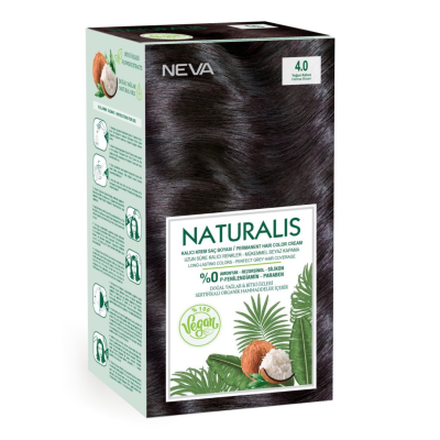 Vopsea de par Saten Intens, 4.0 Naturalis, 150ml, Neva -