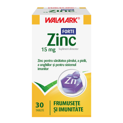 Zinc Forte 15mg, 30 comprimate, Walmark -